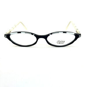 SalsaCO 9395 Eyeglasses Frames Black cat eye round opticals 48-16-135 H14808‎